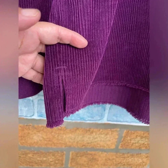 Drew House Corduroy Hoodie in purple size medium/Large - Picture 7 of 13